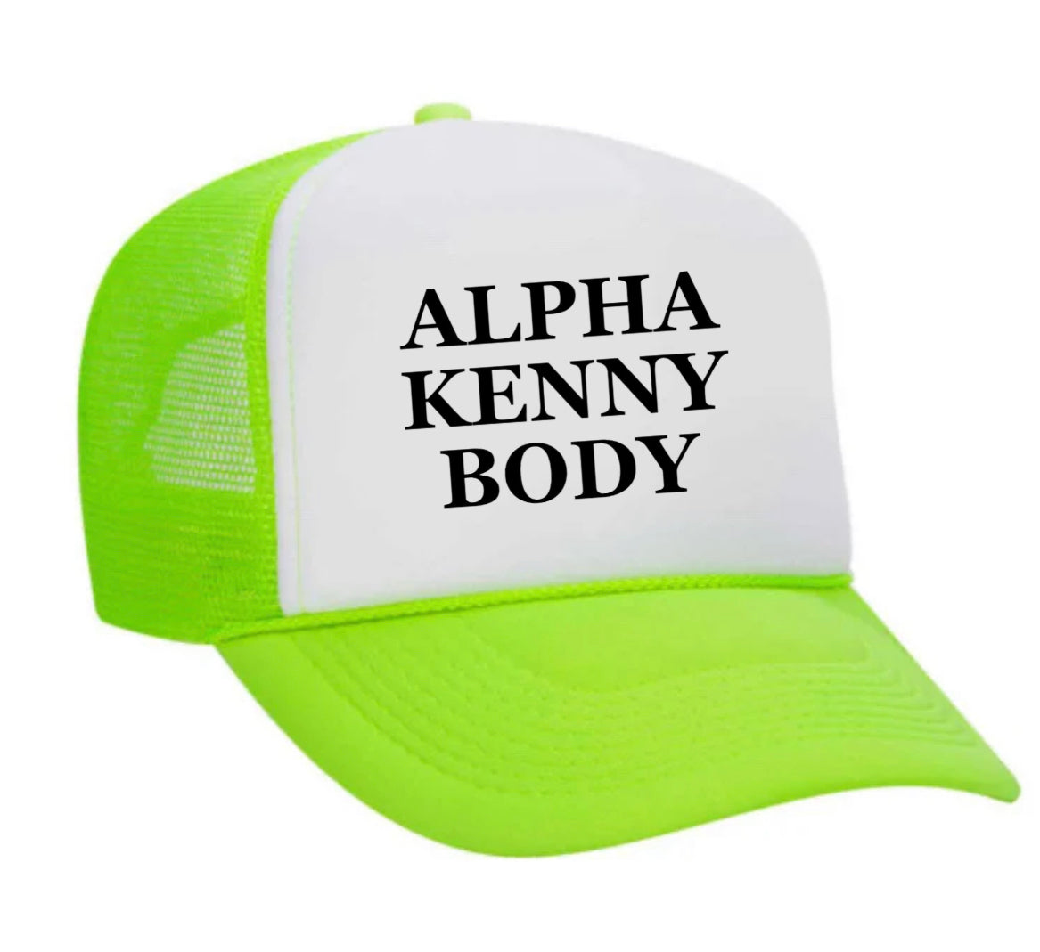 Alpha Kenny Body Trucker Hat Uncle Bekah’s Inappropriate Trucker Hats