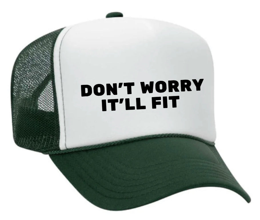 Don’t Worry It’ll Fit Trucker Hat Uncle Bekah’s Inappropriate Trucker Hats