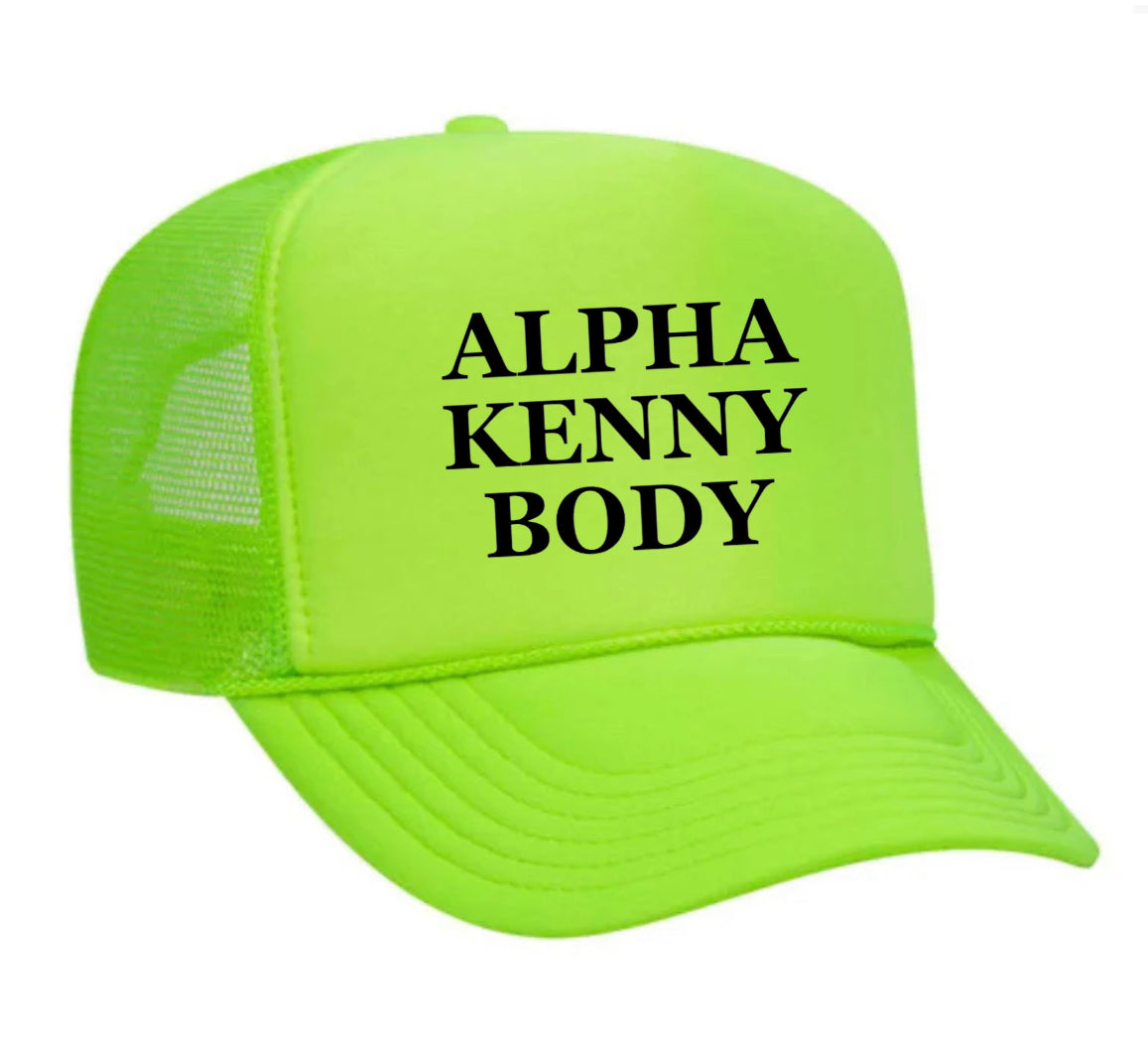 Alpha Kenny Body Trucker Hat Uncle Bekah’s Inappropriate Trucker Hats