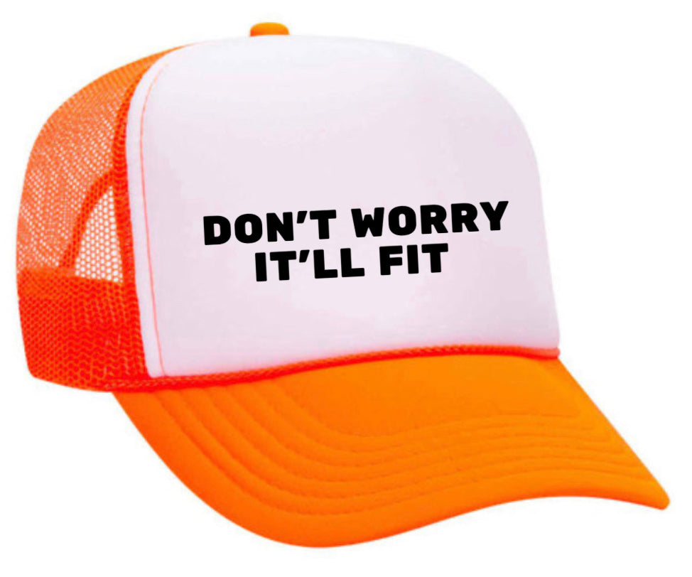 Don’t Worry It’ll Fit Trucker Hat Uncle Bekah’s Inappropriate Trucker Hats