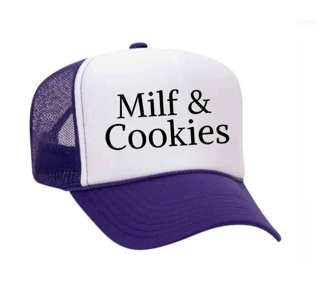 Milf & Cookies Trucker Hat Uncle Bekah’s Inappropriate Trucker Hats