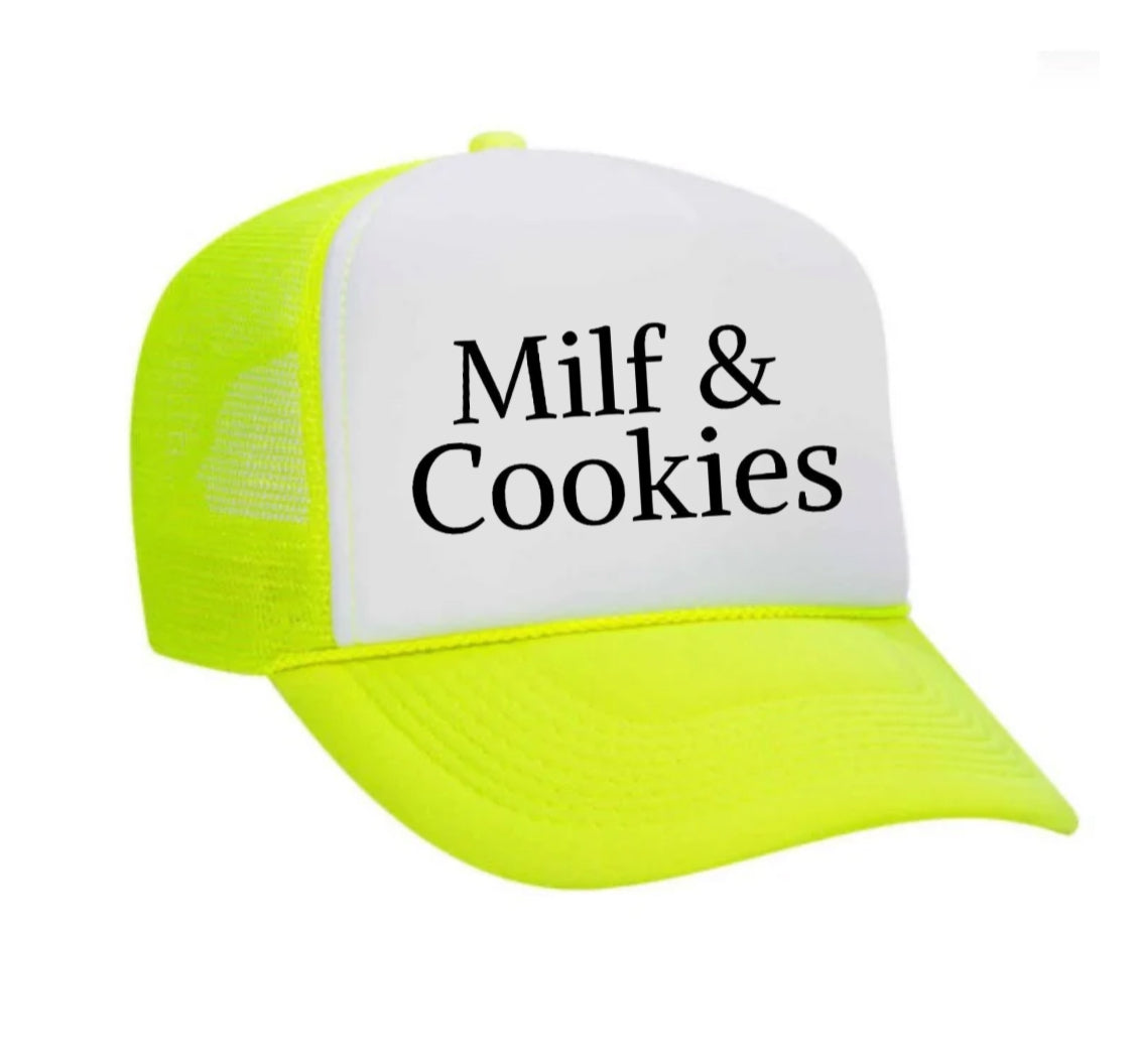 Milf & Cookies Trucker Hat Uncle Bekah’s Inappropriate Trucker Hats