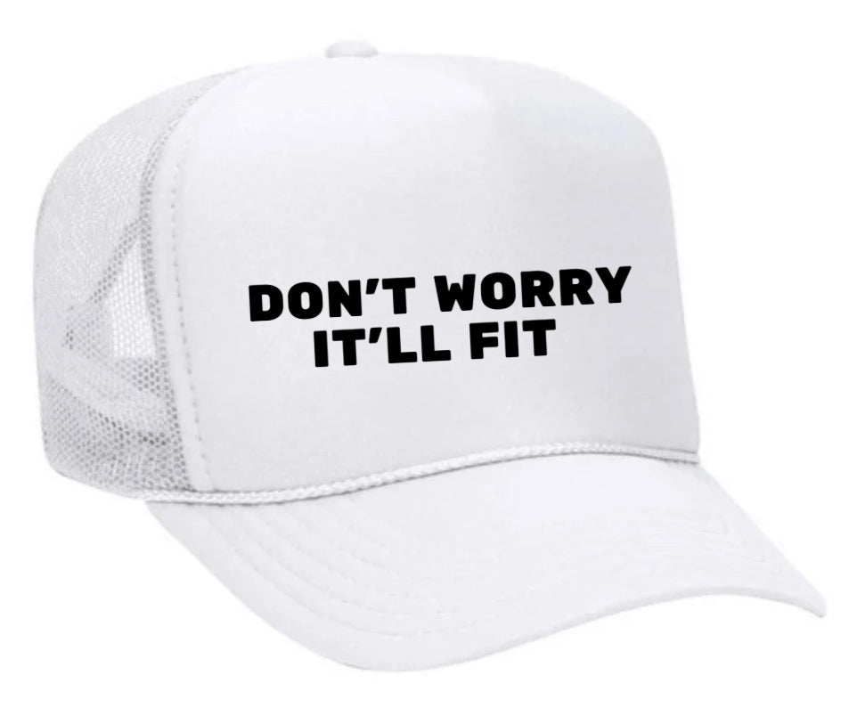 Don’t Worry It’ll Fit Trucker Hat Uncle Bekah’s Inappropriate Trucker Hats