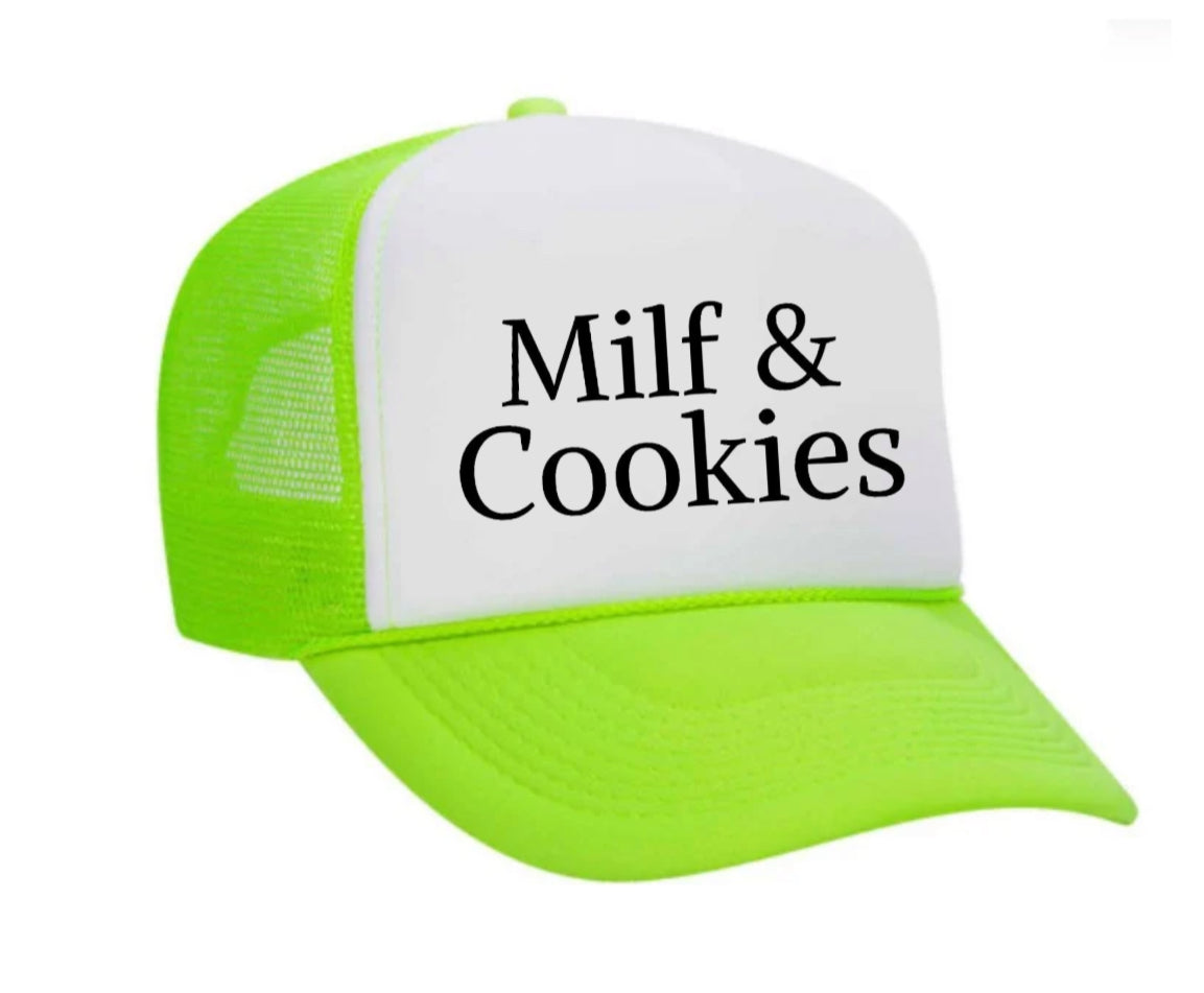 Milf & Cookies Trucker Hat Uncle Bekah’s Inappropriate Trucker Hats