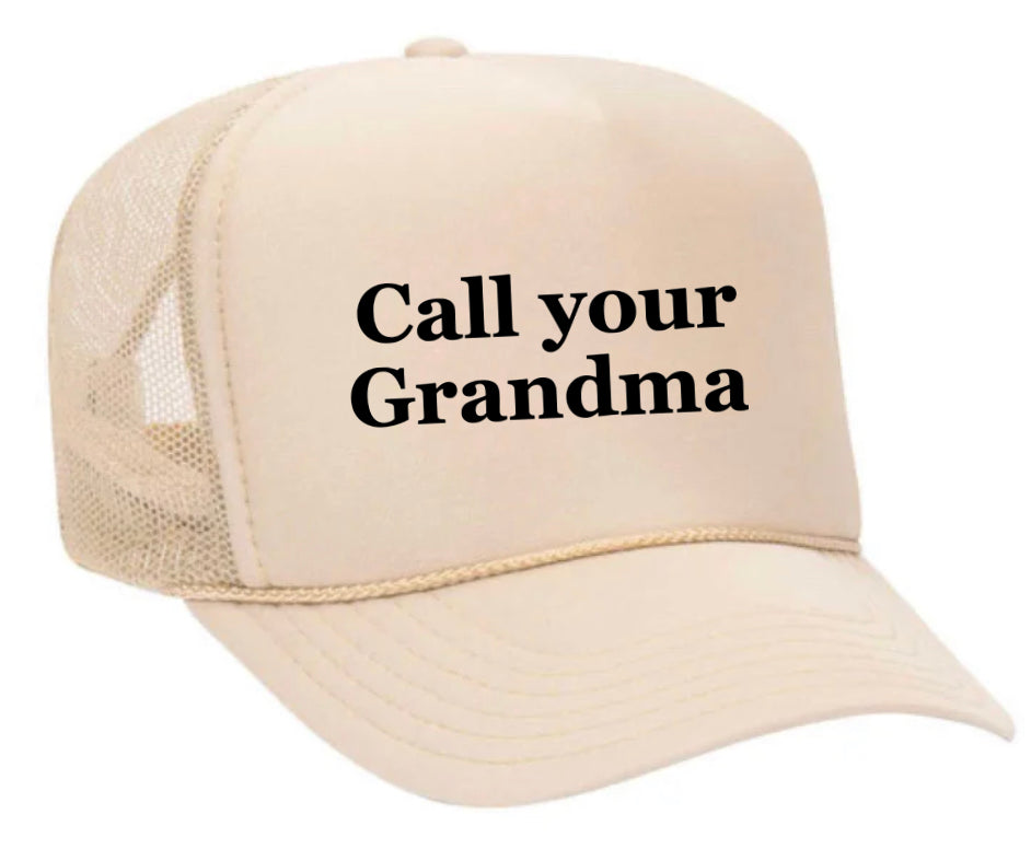 Call Your Grandma Trucker Hat Uncle Bekah’s Inappropriate Trucker Hats