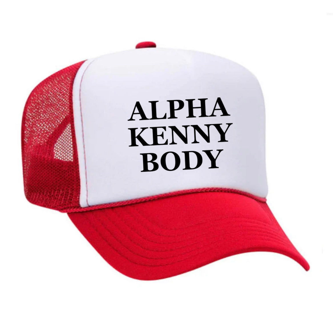 Alpha Kenny Body Trucker Hat Uncle Bekah’s Inappropriate Trucker Hats