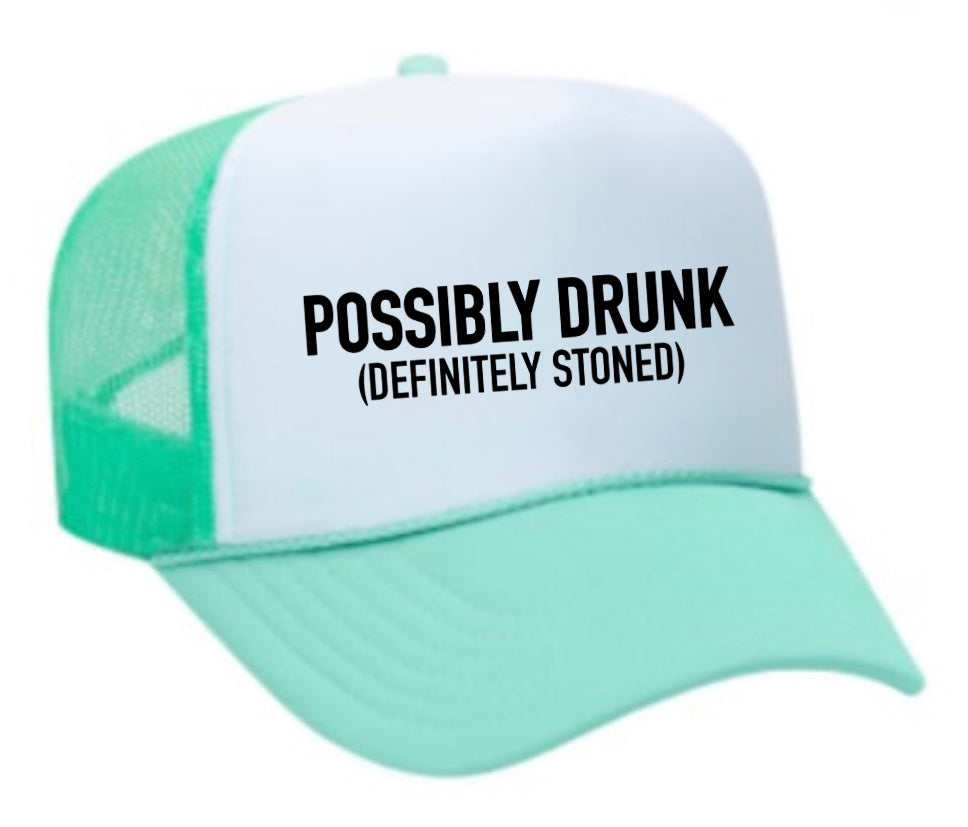 Possibly Drunk (Definitely Stoned) Trucker Hat Uncle Bekah’s Inappropriate Trucker Hats