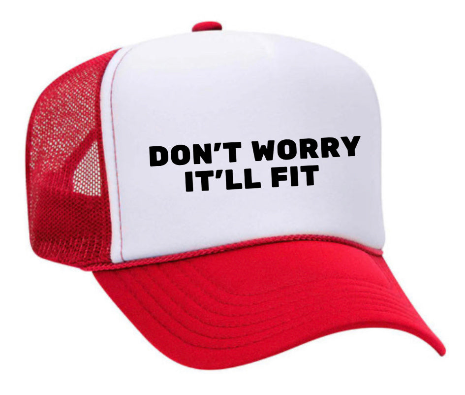 Don’t Worry It’ll Fit Trucker Hat Uncle Bekah’s Inappropriate Trucker Hats