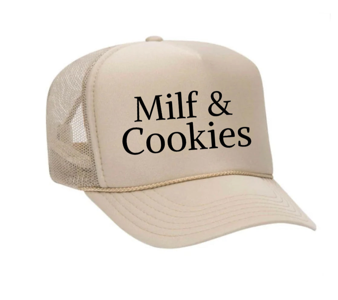 Milf & Cookies Trucker Hat Uncle Bekah’s Inappropriate Trucker Hats