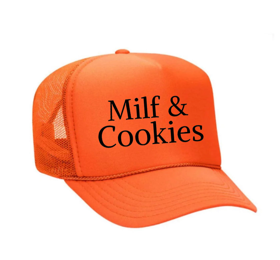 Milf & Cookies Trucker Hat Uncle Bekah’s Inappropriate Trucker Hats