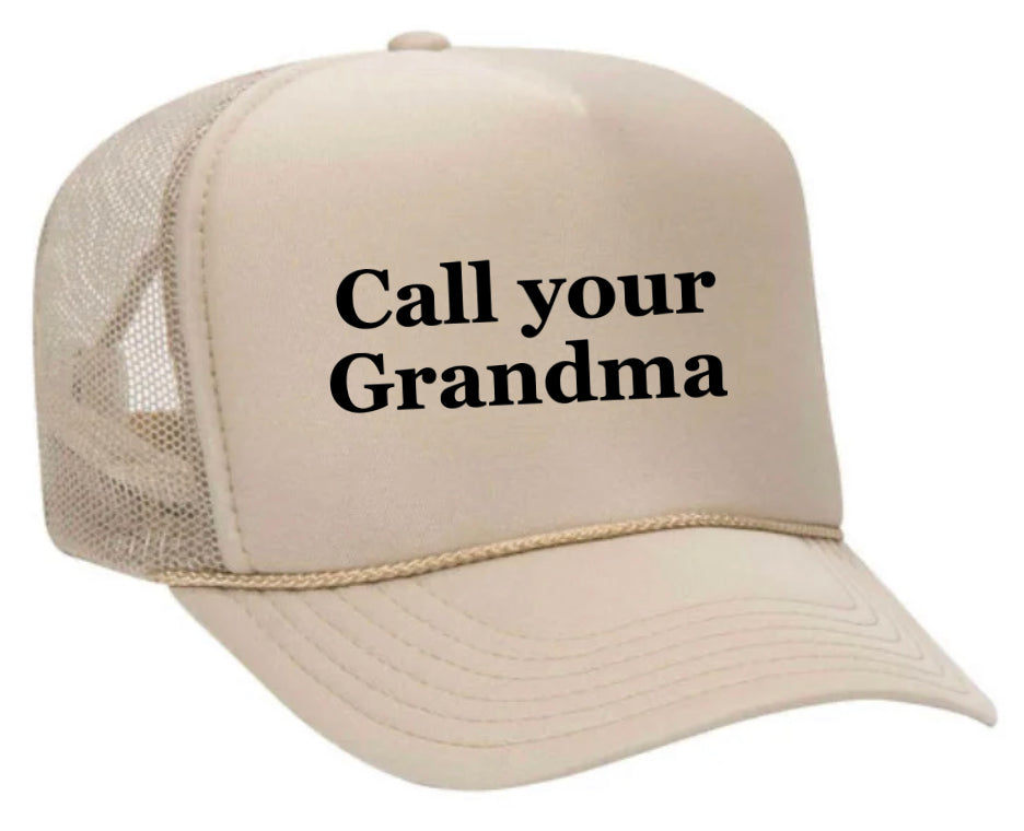 Call Your Grandma Trucker Hat Uncle Bekah’s Inappropriate Trucker Hats