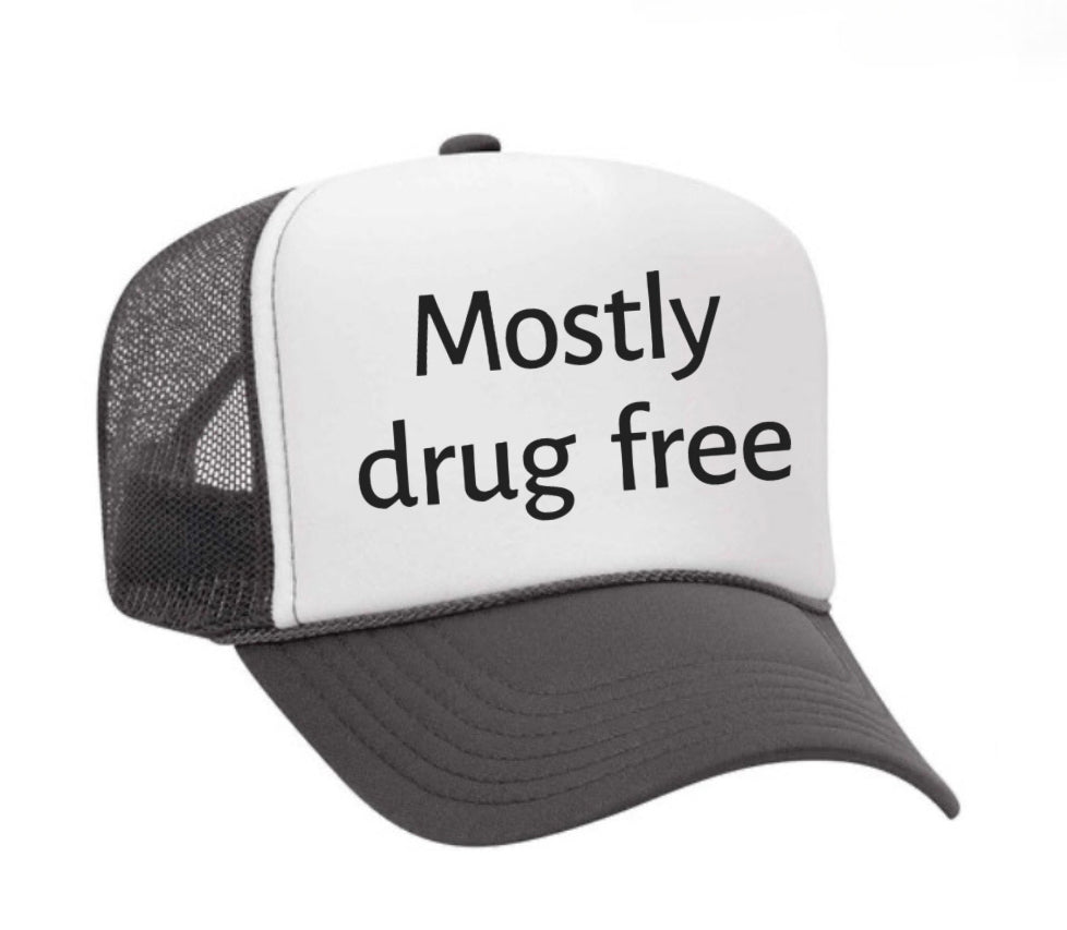 Mostly Drug Free Trucker Hat Uncle Bekah’s Inappropriate Trucker Hats