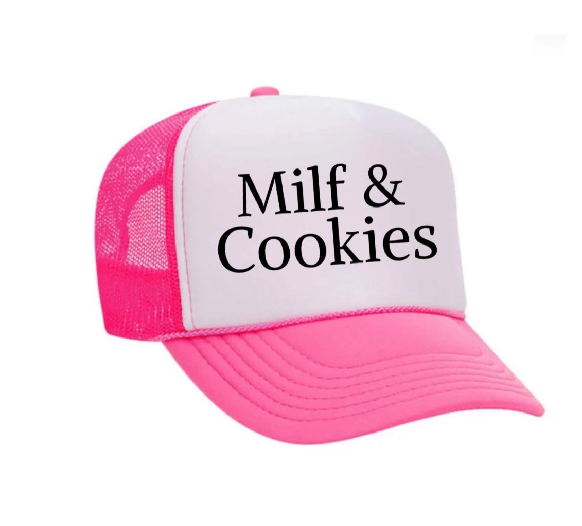 Milf & Cookies Trucker Hat Uncle Bekah’s Inappropriate Trucker Hats