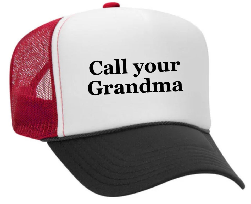 Call Your Grandma Trucker Hat Uncle Bekah’s Inappropriate Trucker Hats
