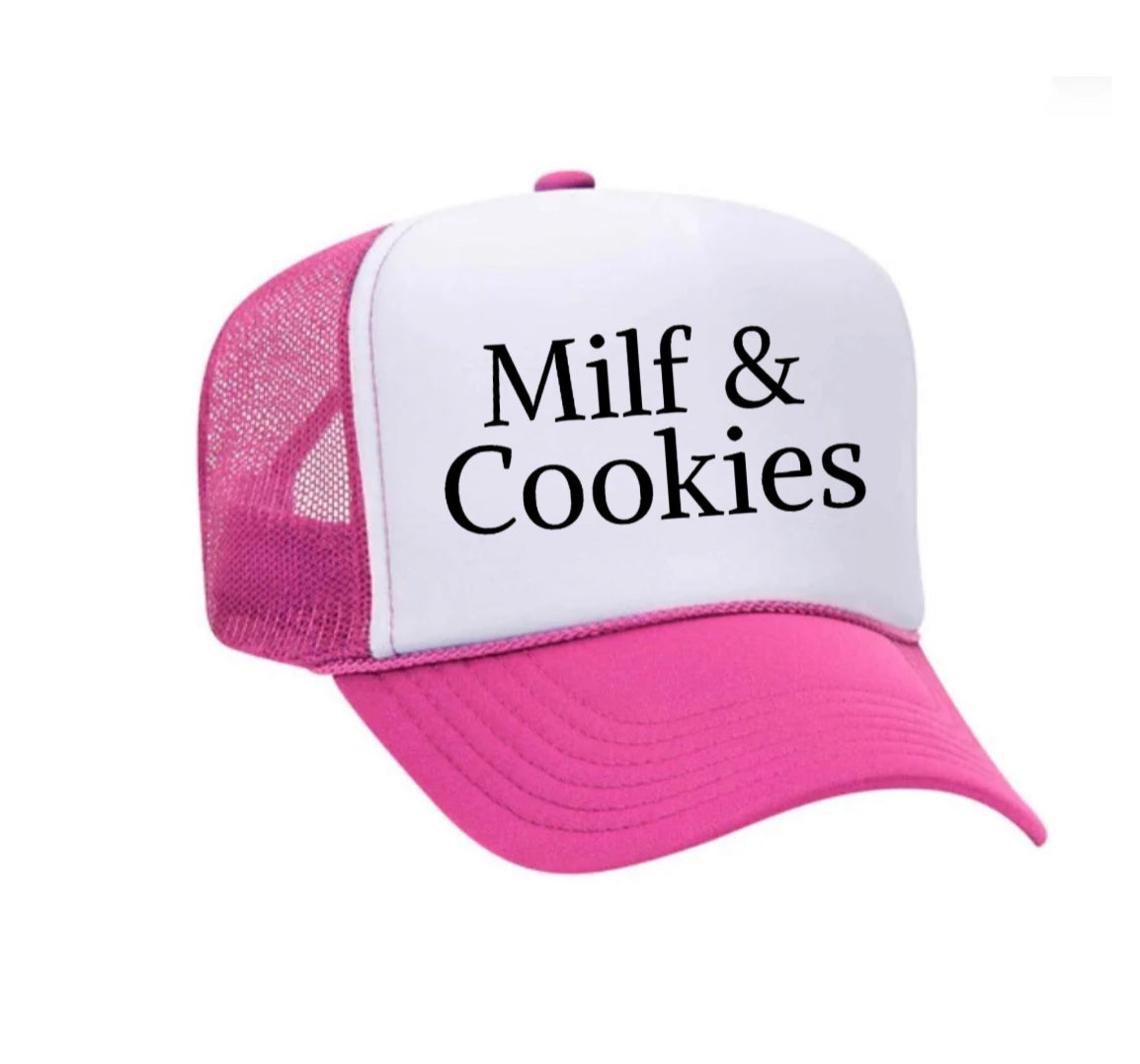 Milf & Cookies Trucker Hat Uncle Bekah’s Inappropriate Trucker Hats