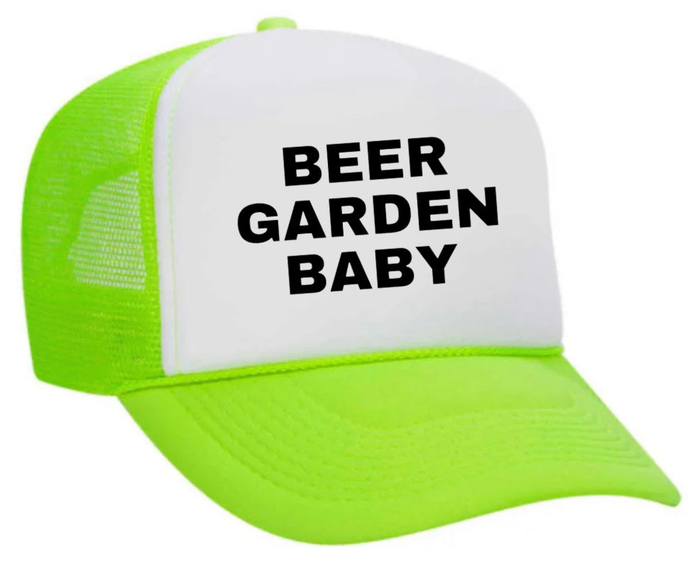 Beer Garden Baby Trucker Hat Uncle Bekah’s Inappropriate Trucker Hats