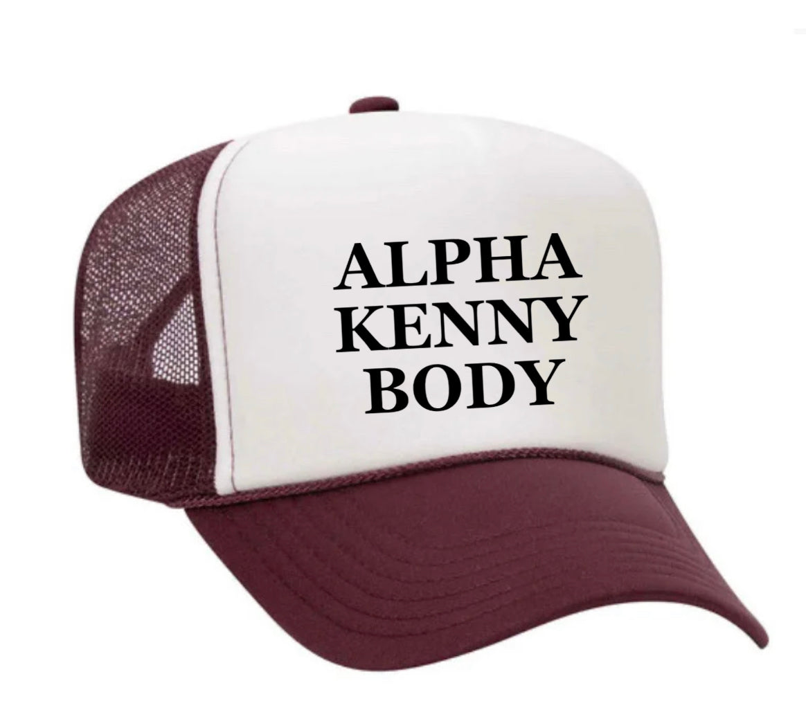 Alpha Kenny Body Trucker Hat Uncle Bekah’s Inappropriate Trucker Hats