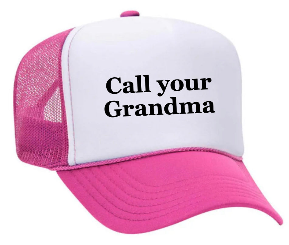 Call Your Grandma Trucker Hat Uncle Bekah’s Inappropriate Trucker Hats