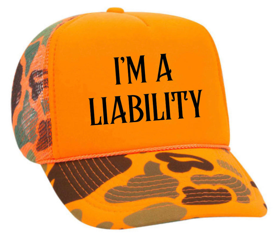 I’m A Liability Trucker Hat Uncle Bekah’s Inappropriate Trucker Hats