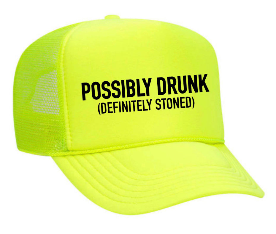 Possibly Drunk (Definitely Stoned) Trucker Hat Uncle Bekah’s Inappropriate Trucker Hats