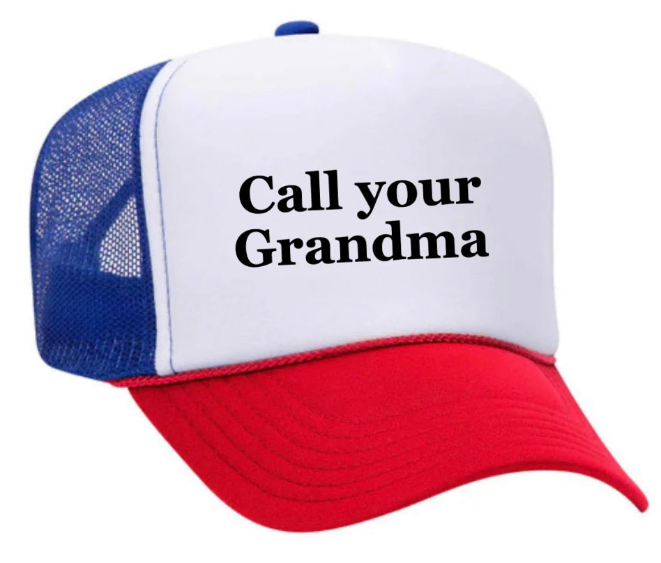 Call Your Grandma Trucker Hat Uncle Bekah’s Inappropriate Trucker Hats