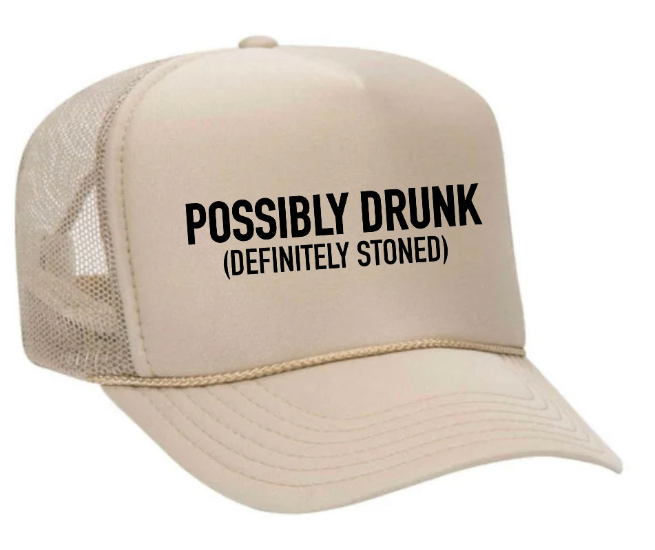 Possibly Drunk (Definitely Stoned) Trucker Hat Uncle Bekah’s Inappropriate Trucker Hats