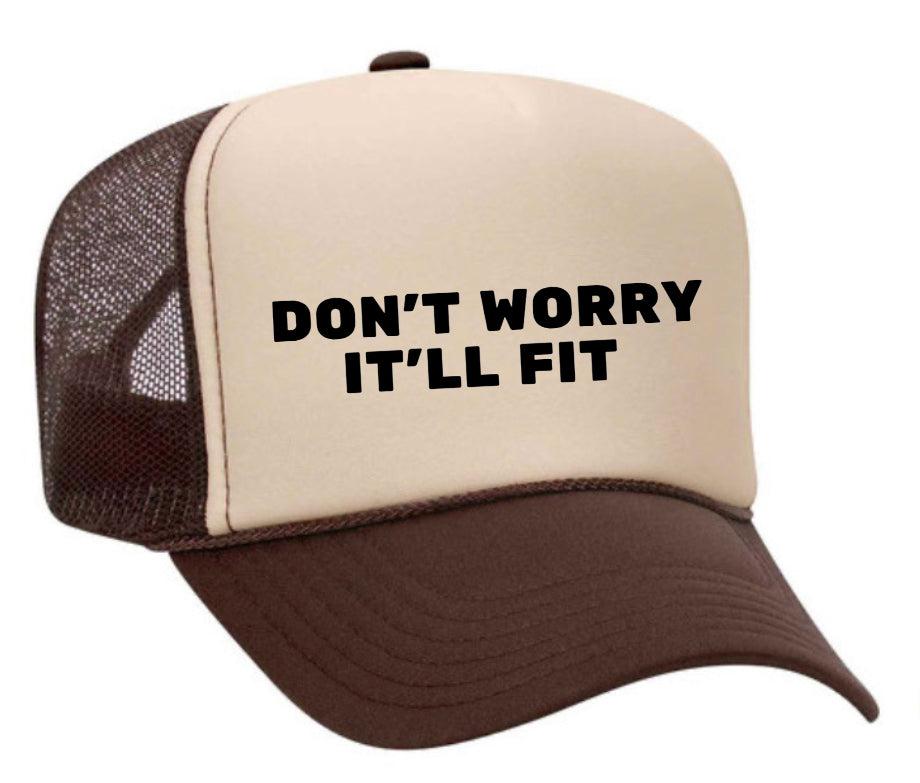 Don’t Worry It’ll Fit Trucker Hat Uncle Bekah’s Inappropriate Trucker Hats