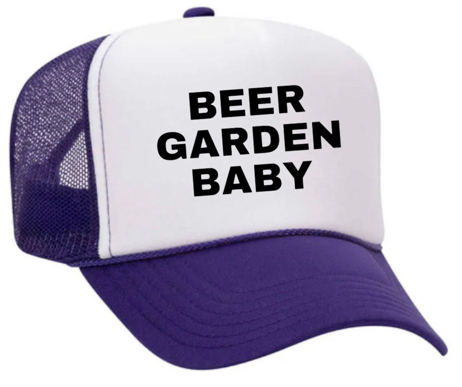 Beer Garden Baby Trucker Hat Uncle Bekah’s Inappropriate Trucker Hats