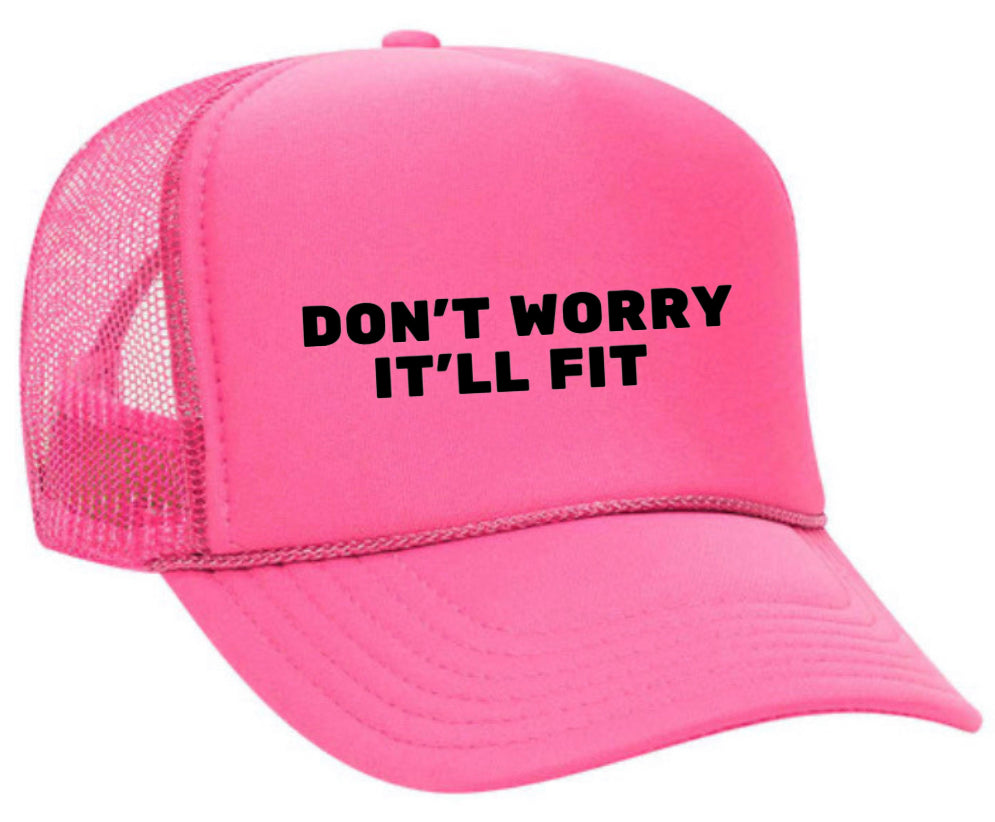 Don’t Worry It’ll Fit Trucker Hat Uncle Bekah’s Inappropriate Trucker Hats
