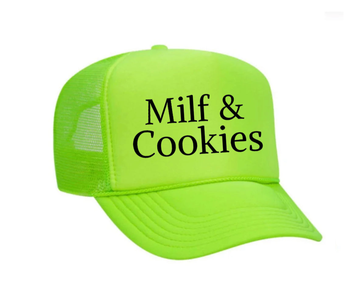 Milf & Cookies Trucker Hat Uncle Bekah’s Inappropriate Trucker Hats