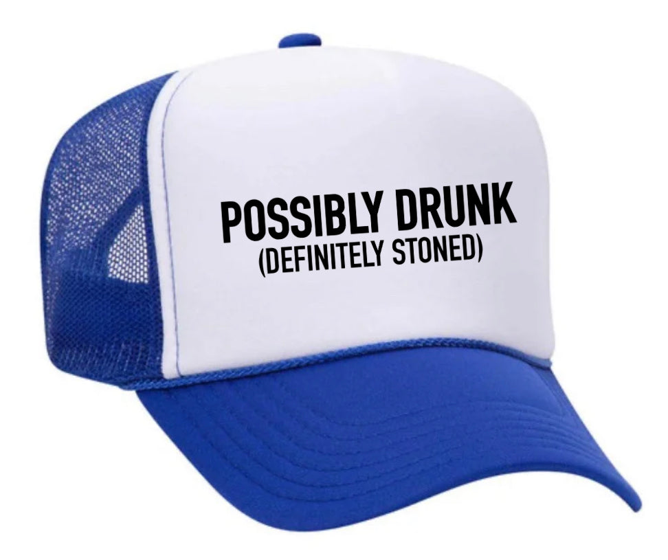 Possibly Drunk (Definitely Stoned) Trucker Hat Uncle Bekah’s Inappropriate Trucker Hats