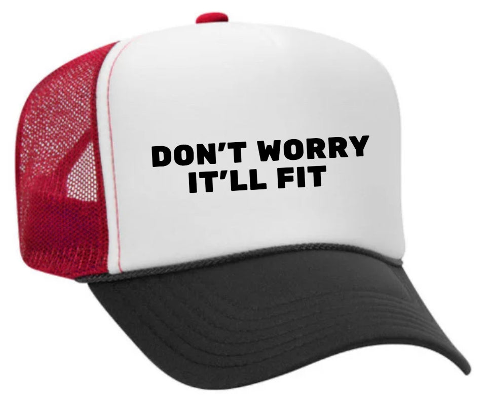 Don’t Worry It’ll Fit Trucker Hat Uncle Bekah’s Inappropriate Trucker Hats