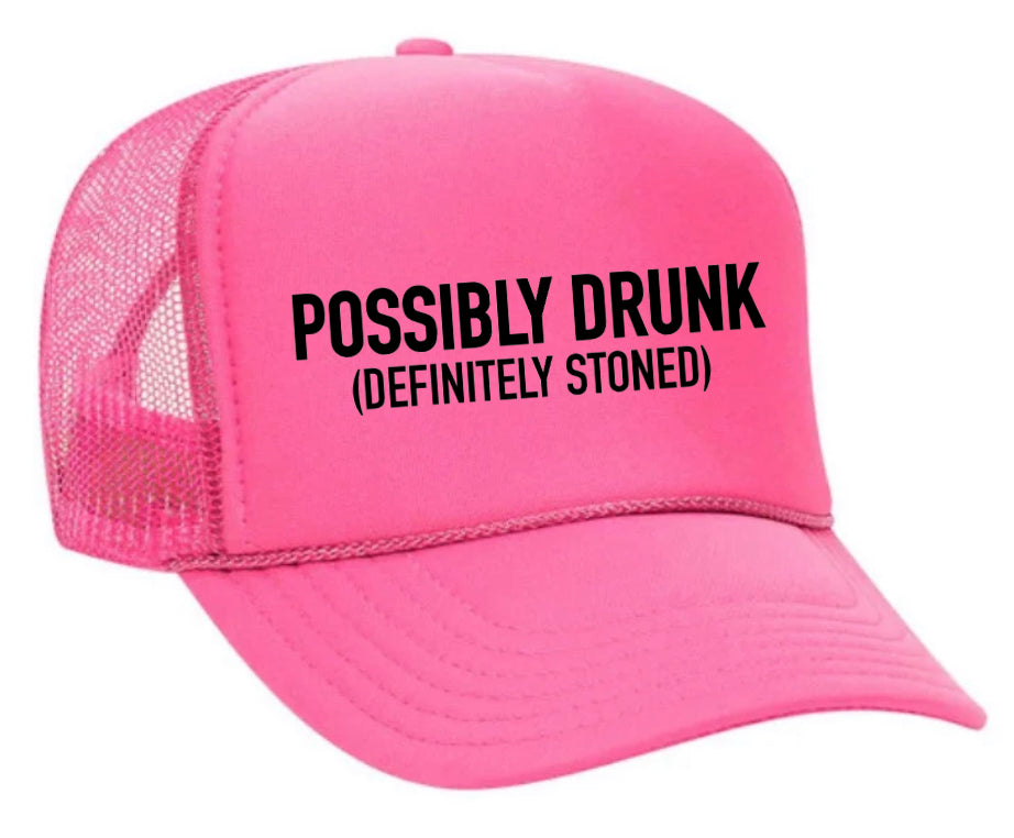 Possibly Drunk (Definitely Stoned) Trucker Hat Uncle Bekah’s Inappropriate Trucker Hats