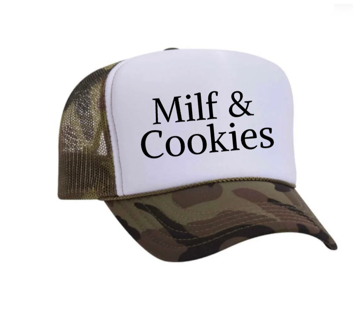 Milf & Cookies Trucker Hat Uncle Bekah’s Inappropriate Trucker Hats