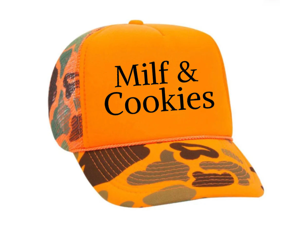 Milf & Cookies Trucker Hat Uncle Bekah’s Inappropriate Trucker Hats