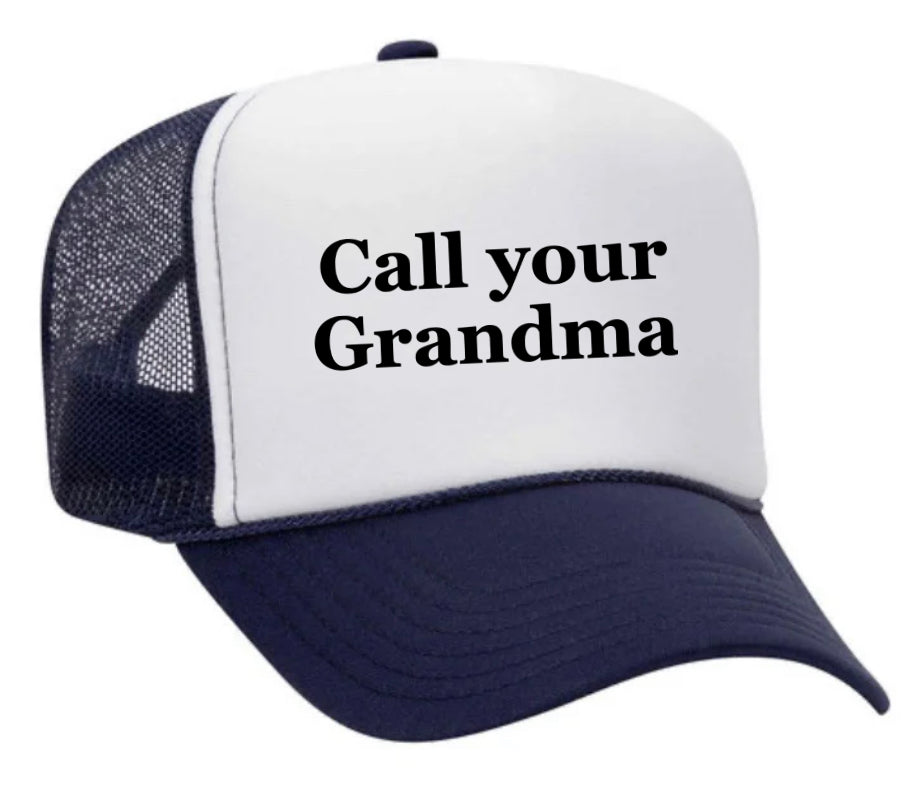 Call Your Grandma Trucker Hat Uncle Bekah’s Inappropriate Trucker Hats