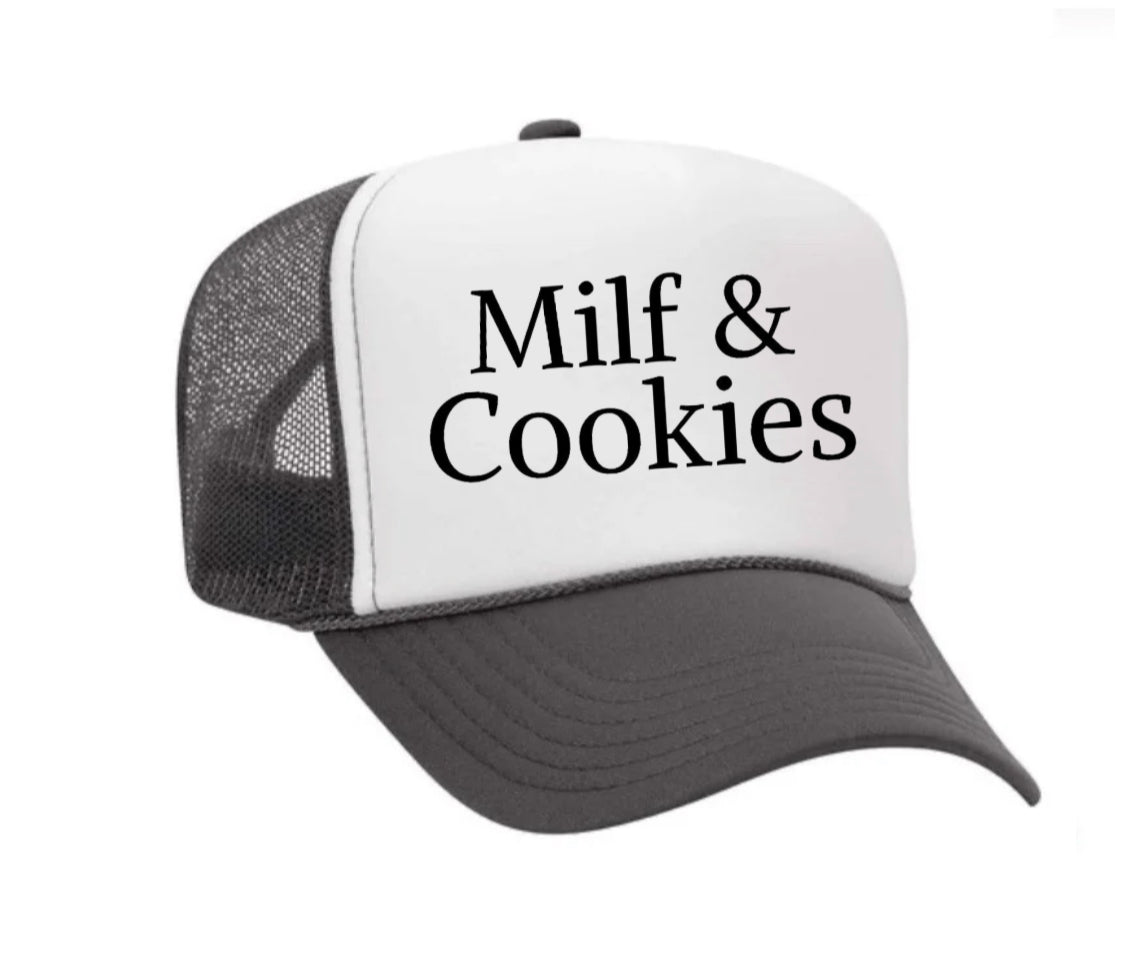 Milf & Cookies Trucker Hat Uncle Bekah’s Inappropriate Trucker Hats