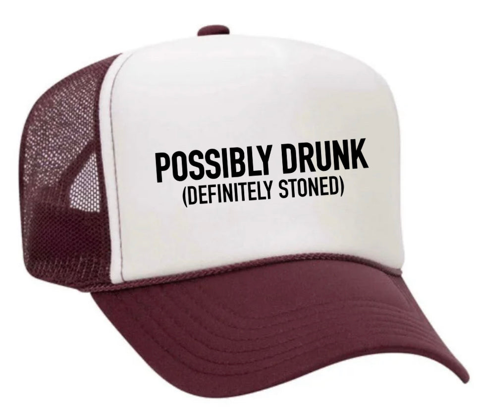 Possibly Drunk (Definitely Stoned) Trucker Hat Uncle Bekah’s Inappropriate Trucker Hats