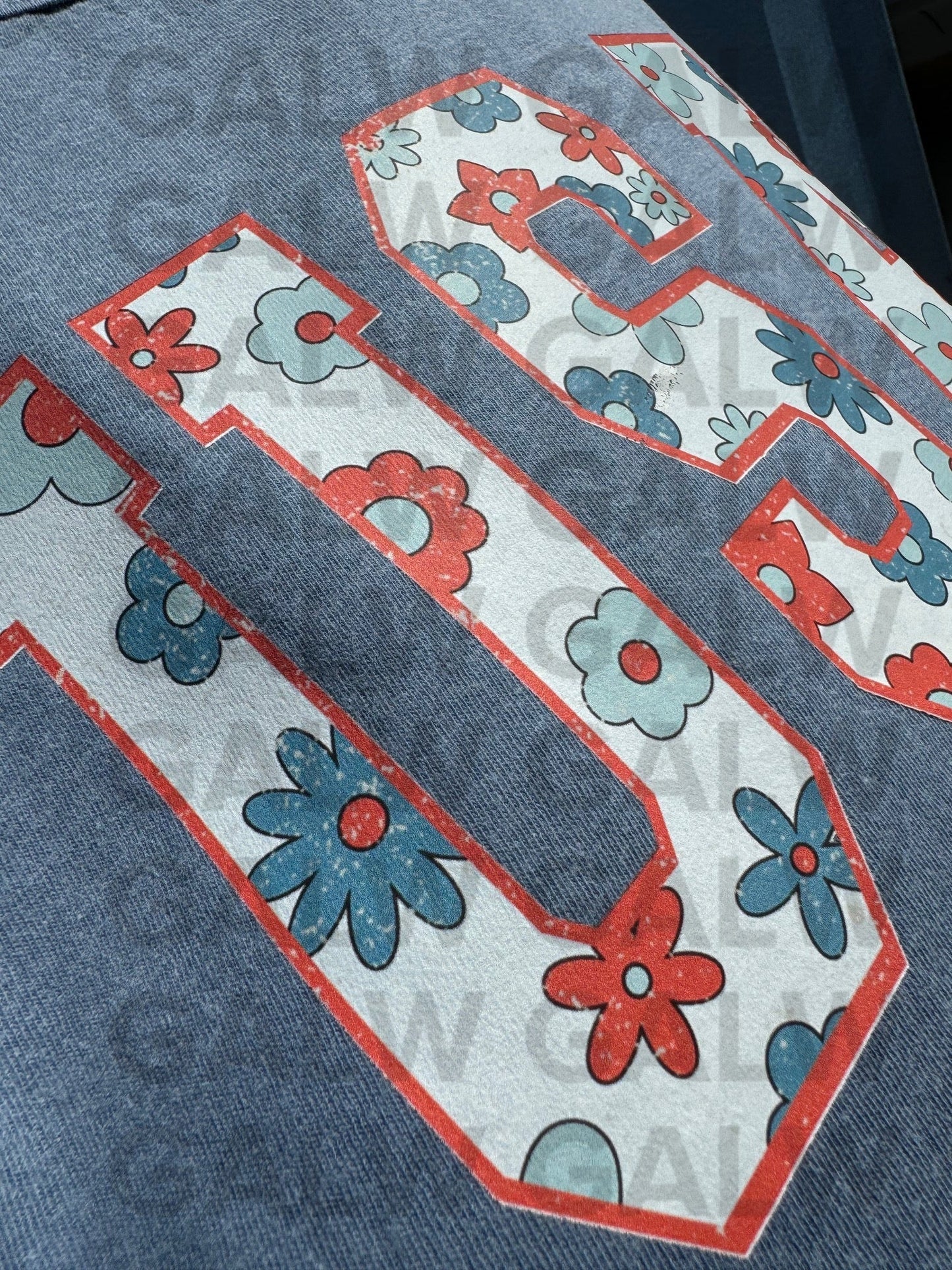 USA Floral Patriotic Graphic Tank Gunpowder and Lace Boutique Nac