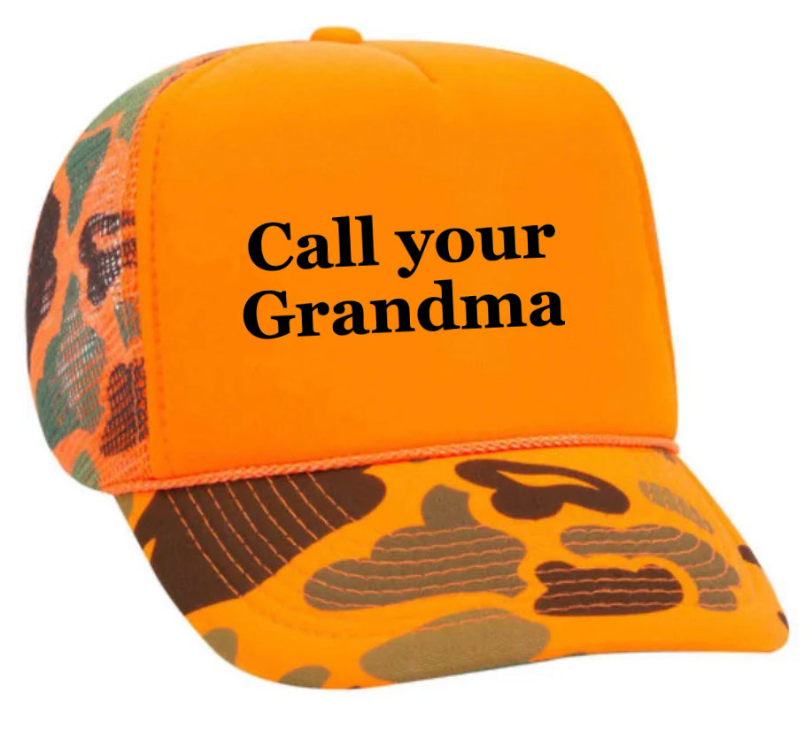 Call Your Grandma Trucker Hat Uncle Bekah’s Inappropriate Trucker Hats