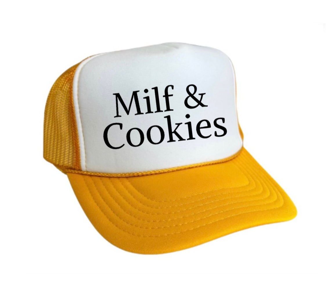 Milf & Cookies Trucker Hat Uncle Bekah’s Inappropriate Trucker Hats