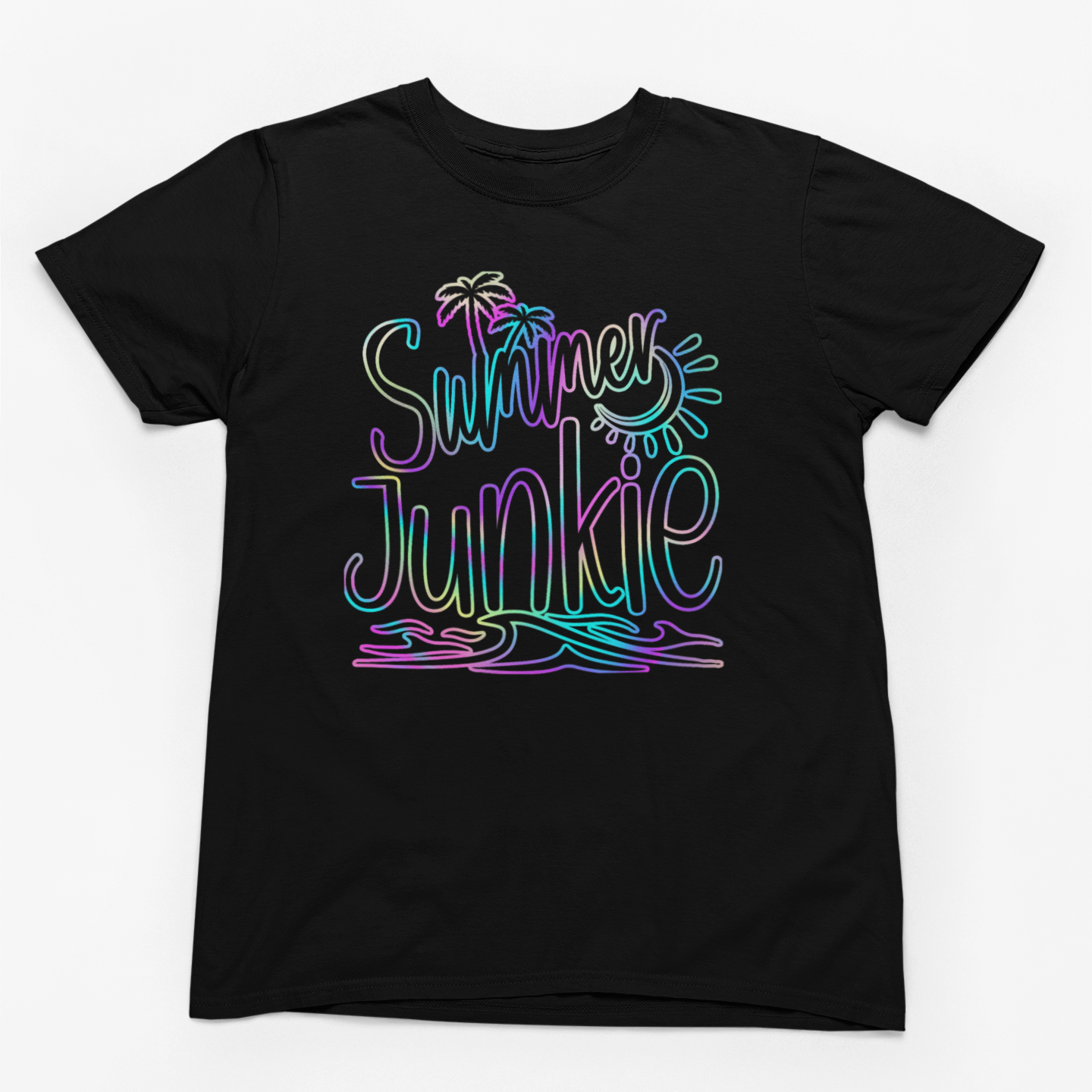 Summer Junkie Graphic T-Shirt Tea Shirt Shoppe