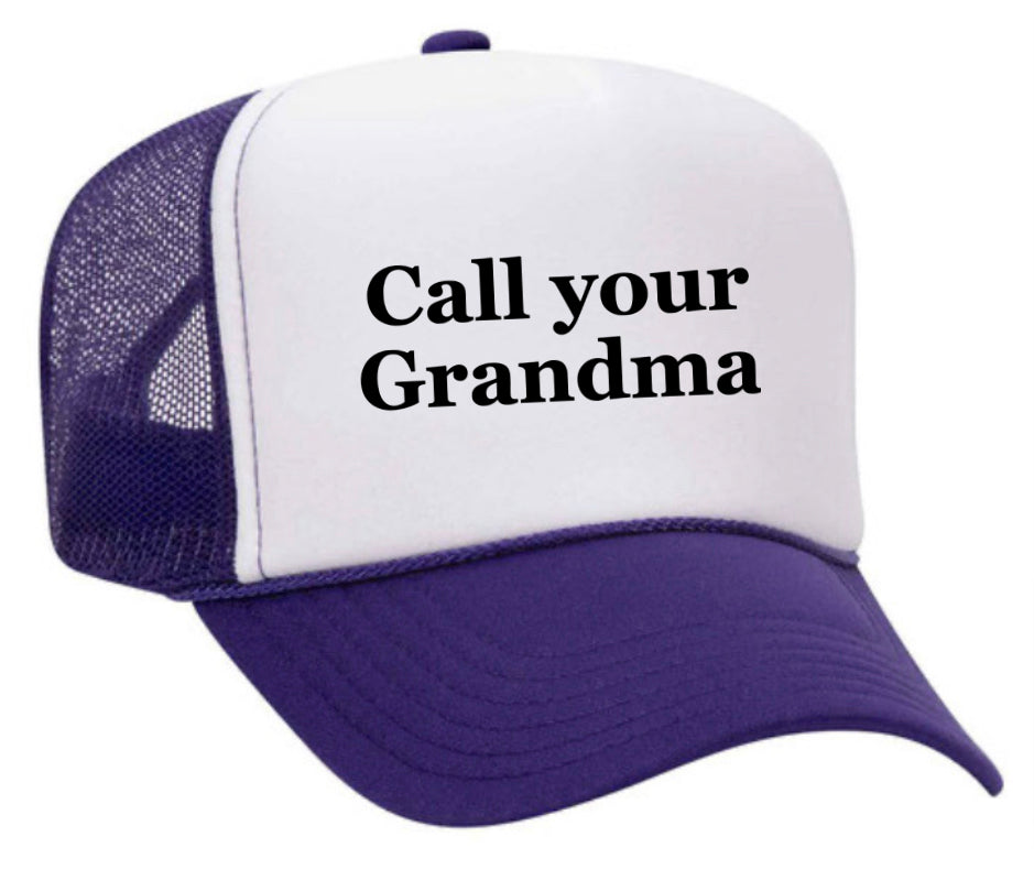 Call Your Grandma Trucker Hat Uncle Bekah’s Inappropriate Trucker Hats