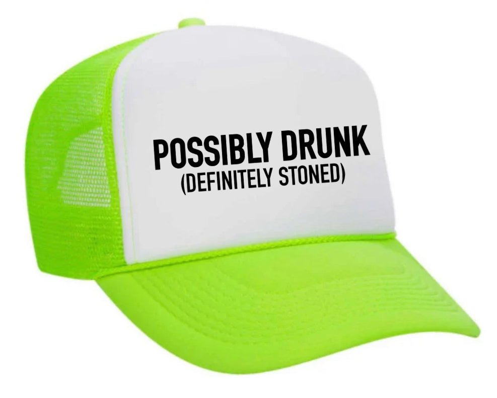 Possibly Drunk (Definitely Stoned) Trucker Hat Uncle Bekah’s Inappropriate Trucker Hats