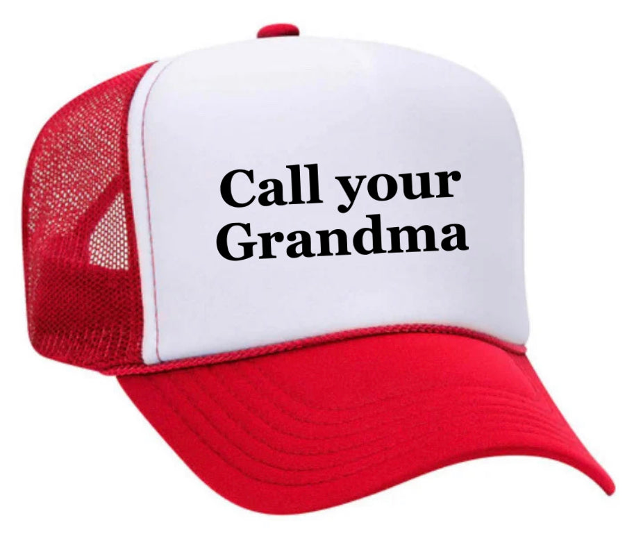 Call Your Grandma Trucker Hat Uncle Bekah’s Inappropriate Trucker Hats