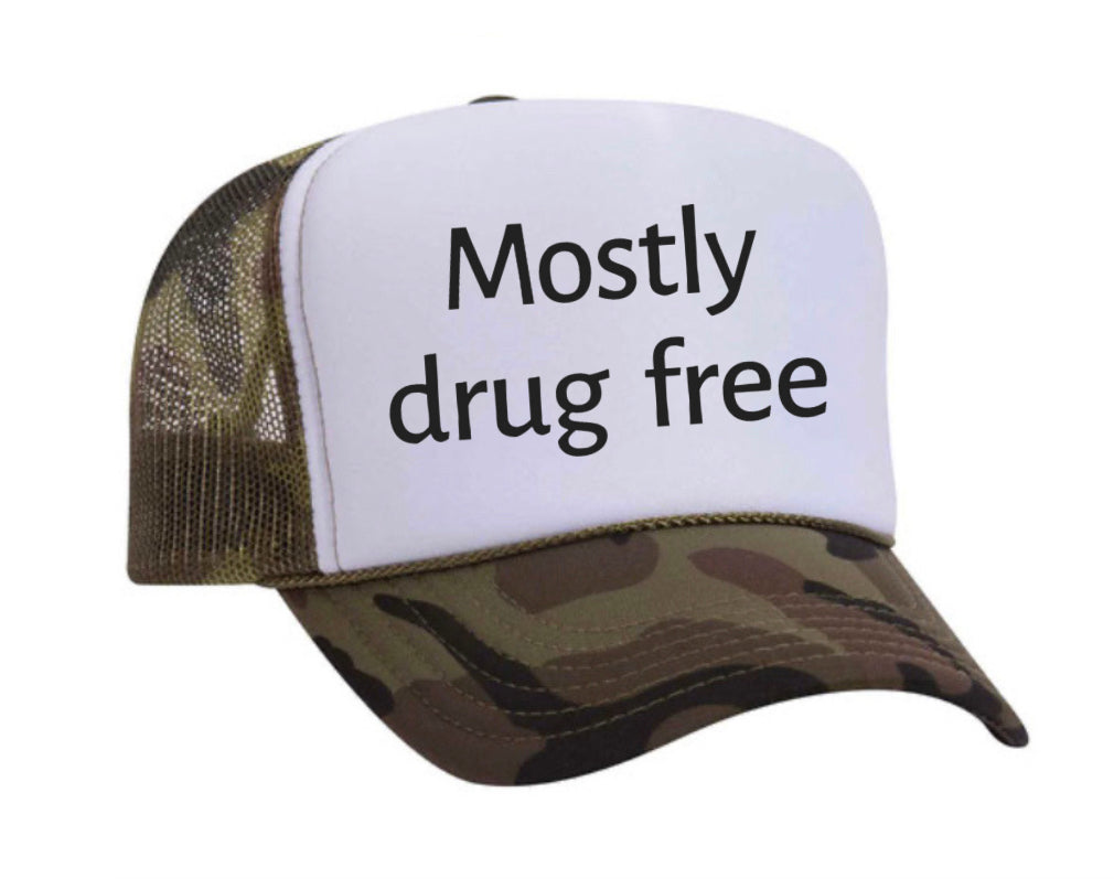 Mostly Drug Free Trucker Hat Uncle Bekah’s Inappropriate Trucker Hats