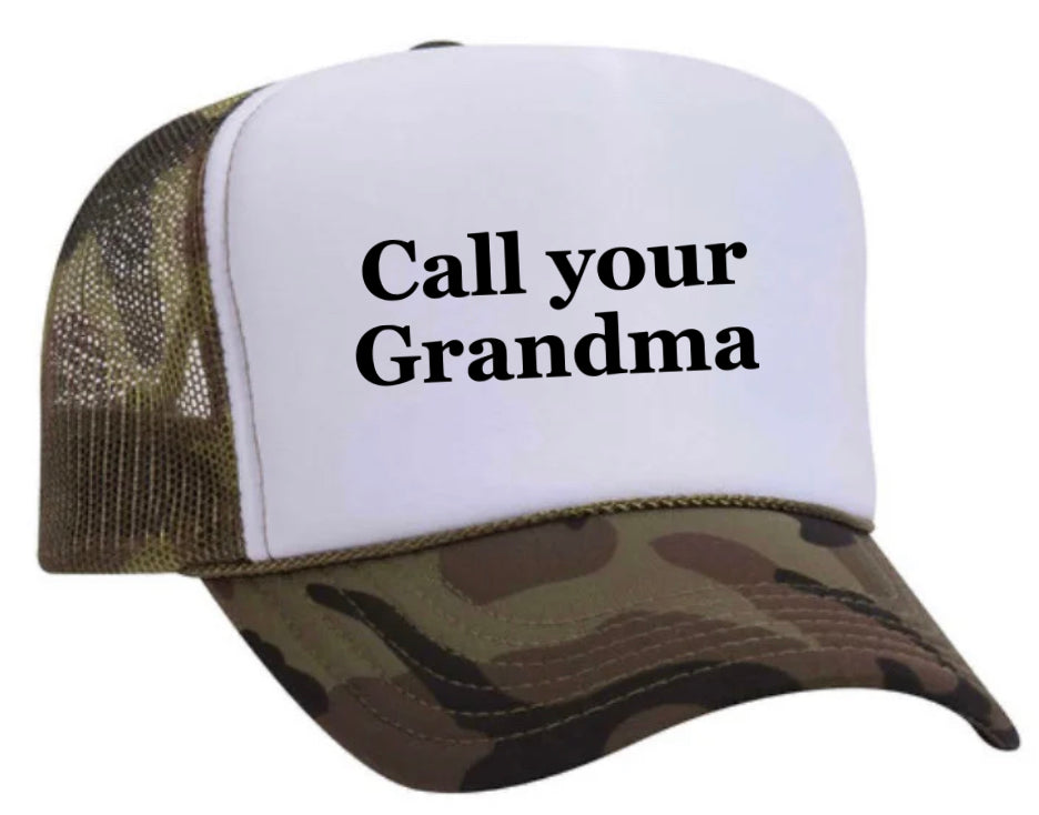 Call Your Grandma Trucker Hat Uncle Bekah’s Inappropriate Trucker Hats