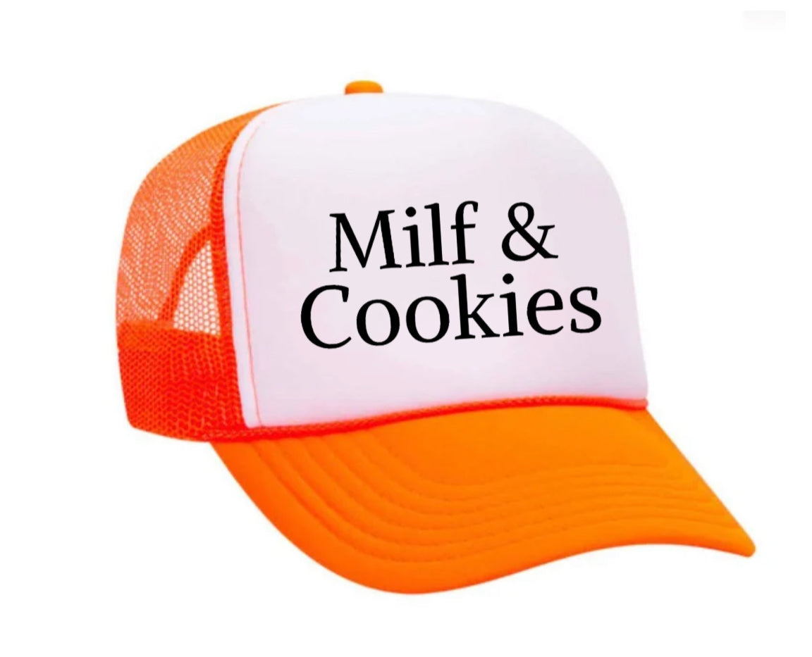 Milf & Cookies Trucker Hat Uncle Bekah’s Inappropriate Trucker Hats