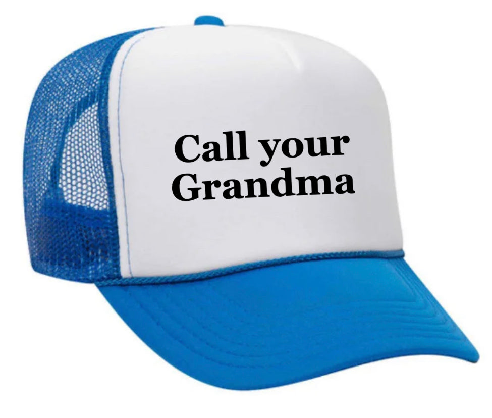 Call Your Grandma Trucker Hat Uncle Bekah’s Inappropriate Trucker Hats