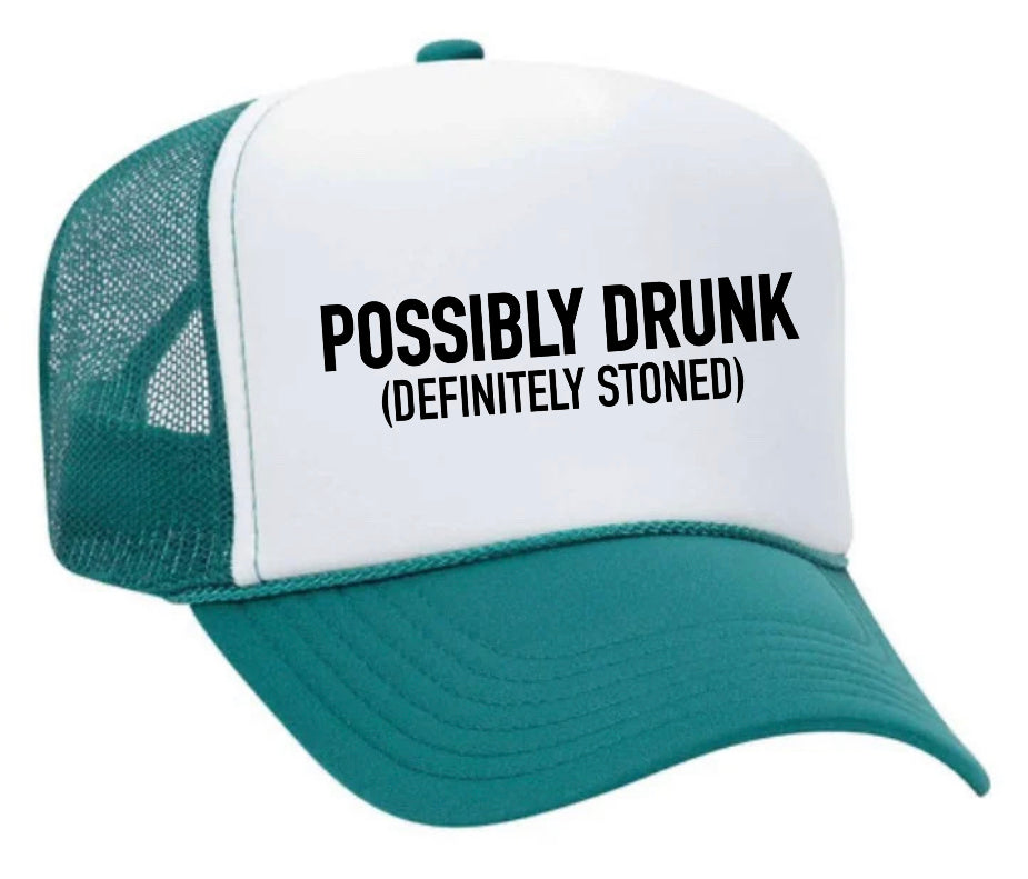 Possibly Drunk (Definitely Stoned) Trucker Hat Uncle Bekah’s Inappropriate Trucker Hats